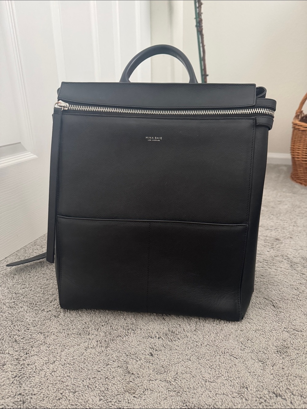 Mina Baie Harper Backpack Leather Full